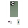 MARSİLYAN™- iPhone 13 Pro Max Kılıf Ahenk Çizgi Prime - Şeffaf Pasifik Cam Ekran Koruyucu + Pers Alüminyum Kamera Lens - GI