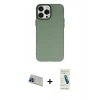 MARSİLYAN™- iPhone 13 Pro Max Kılıf Ahenk Çizgi Prime - Şeffaf Pasifik Cam Ekran Koruyucu + Rainbow Kamera Lens Koruma Cam - MI