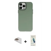 MARSİLYAN™- iPhone 13 Pro Max Kılıf Ahenk Çizgi Prime - Şeffaf Pasifik Cam Ekran Koruyucu + Pers Alüminyum Kamera Lens - GD