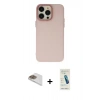 MARSİLYAN™- iPhone 13 Pro Max Kılıf Ahenk Çizgi Prime - Şeffaf Pasifik Cam Ekran Koruyucu + Pers Alüminyum Kamera Lens - GD