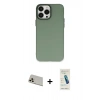 MARSİLYAN™- iPhone 13 Pro Max Kılıf Ahenk Çizgi Prime - Şeffaf Pasifik Cam Ekran Koruyucu + Rainbow Kamera Lens Koruma Cam - REGD