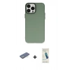 MARSİLYAN™- iPhone 13 Pro Max Kılıf Ahenk Çizgi Prime - Şeffaf Pasifik Cam Ekran Koruyucu + Renkli Kamera Lens Koruma Cam - YL