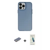MARSİLYAN™- iPhone 13 Pro Max Kılıf Ahenk Çizgi Prime - Şeffaf Pasifik Cam Ekran Koruyucu + Renkli Kamera Lens Koruma Cam - SI