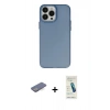 MARSİLYAN™- iPhone 13 Pro Max Kılıf Ahenk Çizgi Prime - Şeffaf Pasifik Cam Ekran Koruyucu + Renkli Kamera Lens Koruma Cam - MI