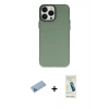 MARSİLYAN™- iPhone 13 Pro Max Kılıf Ahenk Çizgi Prime - Şeffaf Pasifik Cam Ekran Koruyucu + Shine Kamera Lens Koruma Cam - MI