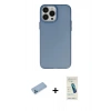 MARSİLYAN™- iPhone 13 Pro Max Kılıf Ahenk Çizgi Prime - Şeffaf Pasifik Cam Ekran Koruyucu + Shine Kamera Lens Koruma Cam - MI
