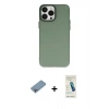 MARSİLYAN™- iPhone 13 Pro Max Kılıf Ahenk Çizgi Prime - Şeffaf Pasifik Cam Ekran Koruyucu + Shine Kamera Lens Koruma Cam - GI