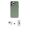 MARSİLYAN™- iPhone 13 Pro Max Kılıf Ahenk Çizgi Prime - Şeffaf Pasifik Cam Ekran Koruyucu + Pers Alüminyum Kamera Lens - SABE