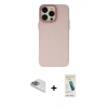 MARSİLYAN™- iPhone 13 Pro Max Kılıf Ahenk Çizgi Prime - Şeffaf Pasifik Cam Ekran Koruyucu + Pers Alüminyum Kamera Lens - SABE