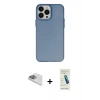 MARSİLYAN™- iPhone 13 Pro Max Kılıf Ahenk Çizgi Prime - Şeffaf Pasifik Cam Ekran Koruyucu + Pers Alüminyum Kamera Lens - SABE