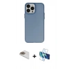 MARSİLYAN™- iPhone 13 Pro Max Kılıf Ahenk Çizgi Prime - Siyah 3D Antistatik Cam Ekran Koruyucu + Pers Alüminyum Kamera Lens - GD