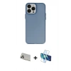 MARSİLYAN™- iPhone 13 Pro Max Kılıf Ahenk Çizgi Prime - Siyah 3D Antistatik Cam Ekran Koruyucu + Rainbow Kamera Lens Koruma Cam - BZ