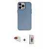 MARSİLYAN™- iPhone 13 Pro Max Kılıf Ahenk Çizgi Prime - Siyah Bilvis 3D Cam Ekran Koruyucu + Pers Alüminyum Kamera Lens - KI