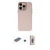 MARSİLYAN™- iPhone 13 Pro Max Kılıf Ahenk Çizgi Prime - Siyah Bilvis 3D Cam Ekran Koruyucu + Renkli Kamera Lens Koruma Cam - TU