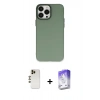 MARSİLYAN™- iPhone 13 Pro Max Kılıf Ahenk Çizgi Prime - Siyah Bilvis 5in1 3D Magic Cam Ekran Koruyucu + Shine Kamera Lens - GD