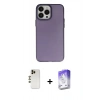 MARSİLYAN™- iPhone 13 Pro Max Kılıf Ahenk Çizgi Prime - Siyah Bilvis 5in1 3D Magic Cam Ekran Koruyucu + Shine Kamera Lens - GD