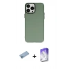 MARSİLYAN™- iPhone 13 Pro Max Kılıf Ahenk Çizgi Prime - Siyah Bilvis 5in1 3D Magic Cam Ekran Koruyucu + Shine Kamera Lens Koruma Cam - MI