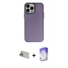 MARSİLYAN™- iPhone 13 Pro Max Kılıf Ahenk Çizgi Prime - Siyah Bilvis 5in1 3D Magic Cam Ekran Koruyucu + Rainbow Kamera Lens Koruma Cam - REGD