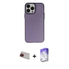 MARSİLYAN™- iPhone 13 Pro Max Kılıf Ahenk Çizgi Prime - Siyah Bilvis 5in1 3D Magic Cam Ekran Koruyucu + Rainbow Kamera Lens Koruma Cam - KI