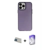 MARSİLYAN™- iPhone 13 Pro Max Kılıf Ahenk Çizgi Prime - Siyah Bilvis 5in1 3D Magic Cam Ekran Koruyucu + Rainbow Kamera Lens Koruma Cam - MI