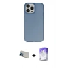 MARSİLYAN™- iPhone 13 Pro Max Kılıf Ahenk Çizgi Prime - Siyah Bilvis 5in1 3D Magic Cam Ekran Koruyucu + Rainbow Kamera Lens Koruma Cam - MI