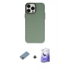 MARSİLYAN™- iPhone 13 Pro Max Kılıf Ahenk Çizgi Prime - Siyah Bilvis 5in1 5D Magic Hayalet Cam Ekran Koruyucu + Shine Kamera Lens Koruma Cam - GI