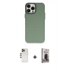 MARSİLYAN™- iPhone 13 Pro Max Kılıf Ahenk Çizgi Prime - Siyah Bilvis Hayalet Cam Ekran Koruyucu + Shine Kamera Lens - GD