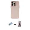 MARSİLYAN™- iPhone 13 Pro Max Kılıf Ahenk Çizgi Prime - Siyah Bilvis Hayalet Cam Ekran Koruyucu + Shine Kamera Lens Koruma Cam - MI