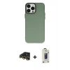 MARSİLYAN™- iPhone 13 Pro Max Kılıf Ahenk Çizgi Prime - Siyah Bilvis Hayalet Cam Ekran Koruyucu + Raze Metal Kamera Lens - GD