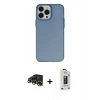 MARSİLYAN™- iPhone 13 Pro Max Kılıf Ahenk Çizgi Prime - Siyah Bilvis Hayalet Cam Ekran Koruyucu + Raze Metal Kamera Lens - GD