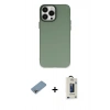MARSİLYAN™- iPhone 13 Pro Max Kılıf Ahenk Çizgi Prime - Siyah Bilvis Hayalet Cam Ekran Koruyucu + Shine Kamera Lens Koruma Cam - GI
