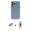MARSİLYAN™- iPhone 13 Pro Max Kılıf Ahenk Çizgi Prime - Siyah Bilvis Hayalet Cam Ekran Koruyucu + Shine Kamera Lens Koruma Cam - GI