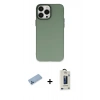 MARSİLYAN™- iPhone 13 Pro Max Kılıf Ahenk Çizgi Prime - Siyah Bilvis Hayalet Cam Ekran Koruyucu + Shine Kamera Lens Koruma Cam - MI
