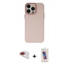 MARSİLYAN™- iPhone 13 Pro Max Kılıf Ahenk Çizgi Prime - Siyah Joko 5D Cam + Pers Alüminyum Kamera Lens - KI