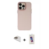 MARSİLYAN™- iPhone 13 Pro Max Kılıf Ahenk Çizgi Prime - Siyah Joko 5D Cam + Pers Alüminyum Kamera Lens - GD