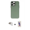 MARSİLYAN™- iPhone 13 Pro Max Kılıf Ahenk Çizgi Prime - Siyah Joko 5D Cam + Pers Alüminyum Kamera Lens - GD