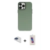 MARSİLYAN™- iPhone 13 Pro Max Kılıf Ahenk Çizgi Prime - Siyah Joko 5D Cam + Pers Alüminyum Kamera Lens - LT