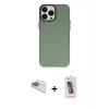 MARSİLYAN™- iPhone 13 Pro Max Kılıf Ahenk Çizgi Prime - Siyah Joko 5D Cam + Pers Alüminyum Kamera Lens - SABE