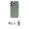 MARSİLYAN™- iPhone 13 Pro Max Kılıf Ahenk Çizgi Prime - Siyah Joko 5D Cam + Rainbow Kamera Lens Koruma Cam - BZ