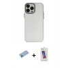 MARSİLYAN™- iPhone 13 Pro Max Kılıf Ahenk Çizgi Prime - Siyah Joko 5D Cam + Shine Kamera Lens Koruma Cam - MI