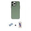 MARSİLYAN™- iPhone 13 Pro Max Kılıf Ahenk Çizgi Prime - Siyah Joko 5D Cam + Shine Kamera Lens Koruma Cam - MI