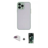 MARSİLYAN™- iPhone 13 Pro Max Kılıf Ahenk Çizgi Serisi - Şeffaf 360 Full Body Arka Koruyucu + Pers Alüminyum Kamera Lens - GI
