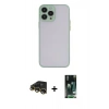 MARSİLYAN™- iPhone 13 Pro Max Kılıf Ahenk Çizgi Serisi - Şeffaf 360 Full Body Arka Koruyucu + Raze Metal Kamera Lens - GD
