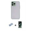 MARSİLYAN™- iPhone 13 Pro Max Kılıf Ahenk Çizgi Serisi - Şeffaf 360 Full Body Arka Koruyucu + Shine Kamera Lens Koruma Cam - MI