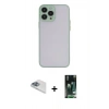 MARSİLYAN™- iPhone 13 Pro Max Kılıf Ahenk Çizgi Serisi - Şeffaf 360 Full Body Arka Koruyucu + Pers Alüminyum Kamera Lens - SABE