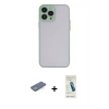 MARSİLYAN™- iPhone 13 Pro Max Kılıf Ahenk Çizgi Serisi - Şeffaf Pasifik Cam Ekran Koruyucu + Renkli Kamera Lens Koruma Cam - YL