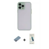 MARSİLYAN™- iPhone 13 Pro Max Kılıf Ahenk Çizgi Serisi - Şeffaf Pasifik Cam Ekran Koruyucu + Shine Kamera Lens Koruma Cam - GI