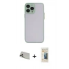 MARSİLYAN™- iPhone 13 Pro Max Kılıf Ahenk Çizgi Serisi - Siyah 6D Mat Seramik Hayalet Nano Ekran Koruyucu + Rainbow Kamera Lens Koruma Cam - BZ