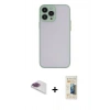 MARSİLYAN™- iPhone 13 Pro Max Kılıf Ahenk Çizgi Serisi - Siyah 6D Mat Seramik Hayalet Nano Ekran Koruyucu + Pers Alüminyum Kamera Lens - GI
