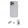 MARSİLYAN™- iPhone 13 Pro Max Kılıf Ahenk Çizgi Serisi - Siyah 6D Mat Seramik Hayalet Nano Ekran Koruyucu + Shine Kamera Lens Koruma Cam - MI